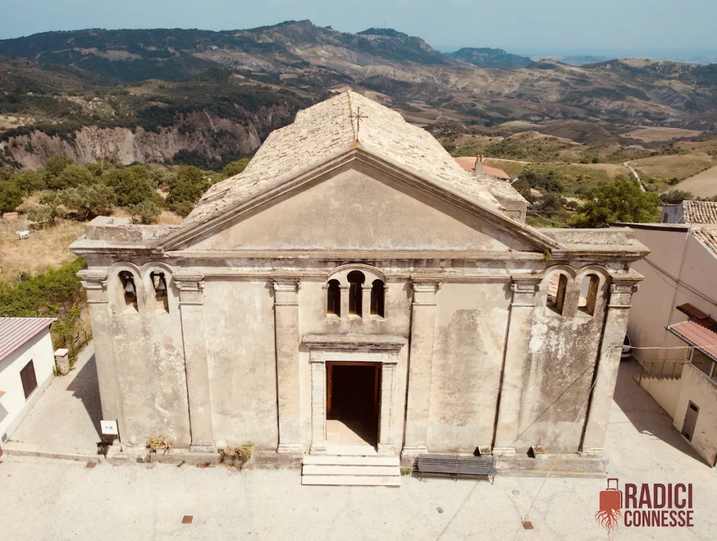 Facciata della Chiesa Matrice di San Giovanni Battista a Pallagorio
